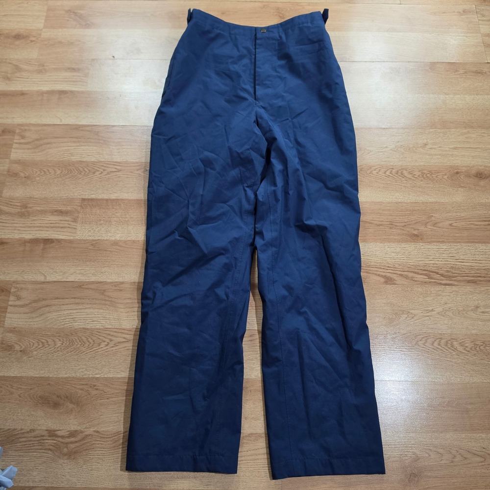 Vtg Tourney Gore-Tex Pants Men Large Rain Trousers Waterproof Navy Blue Gorpcore